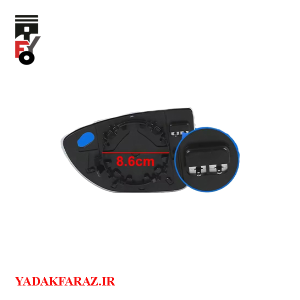 شیشه آینه بغل چپ ام جی ZS دنده ای